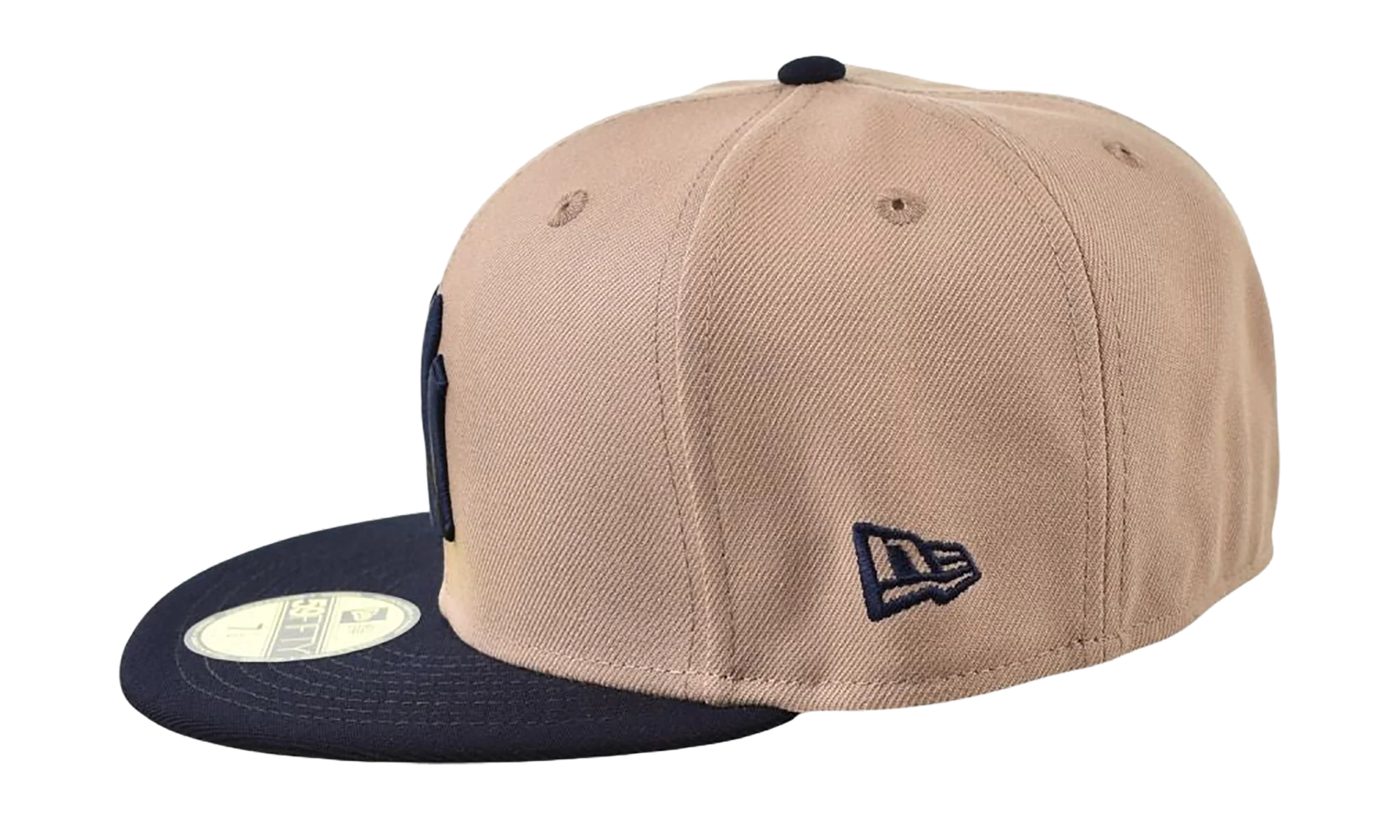 59FIFTY New York Yankees Evergreen Fitted Hat "Beige / Navy" 60551336