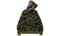 1st Camo Shark Full Zip Hoodie "Green" 001ZPK301005M GRN