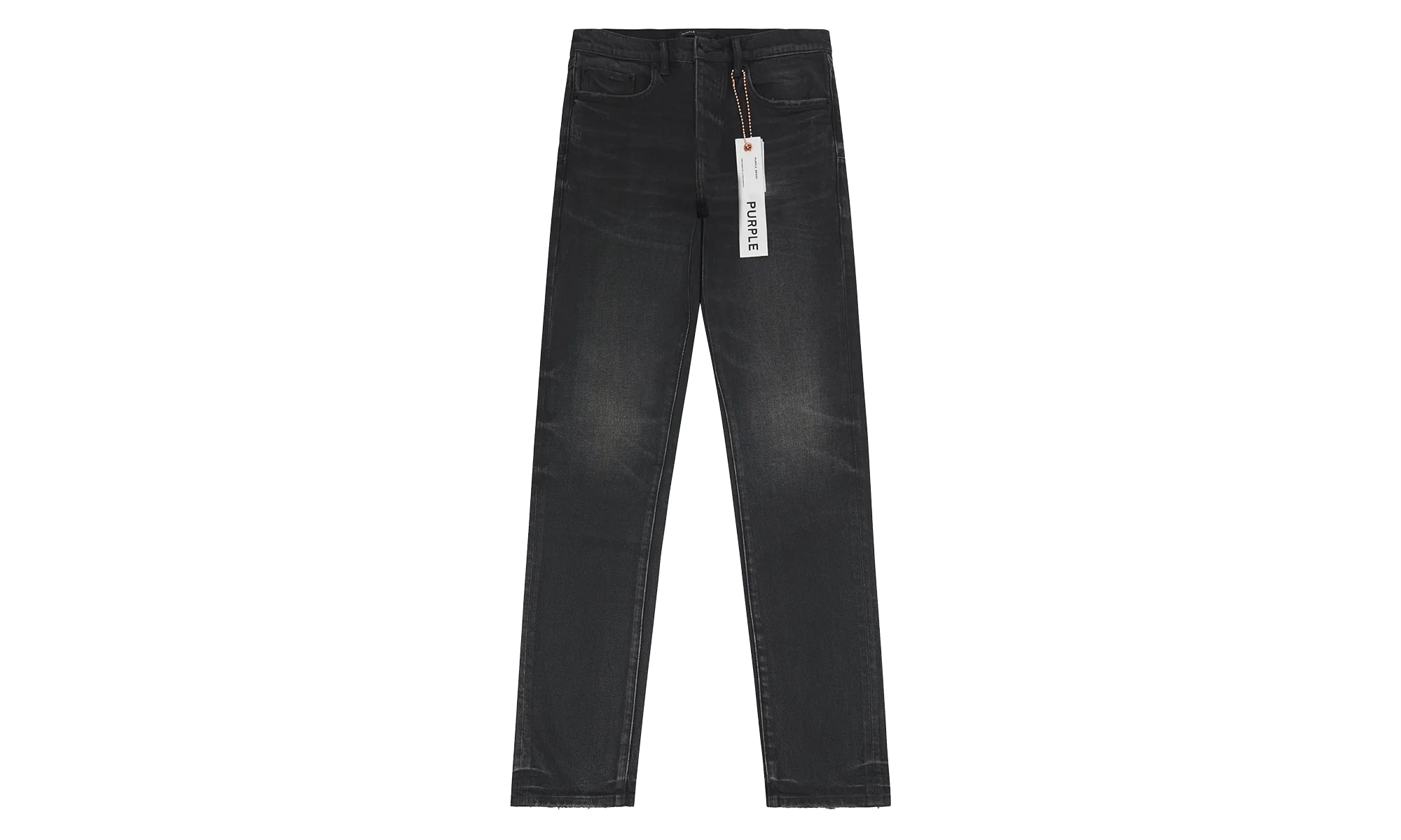 Double Dip Coated Straight Leg Denim "Black" P005 DDCV125