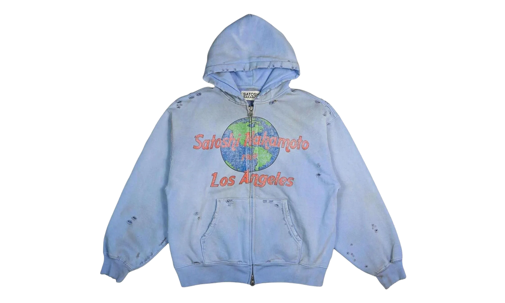 1969 Rock Zip Hoodie "Blue" SAT010