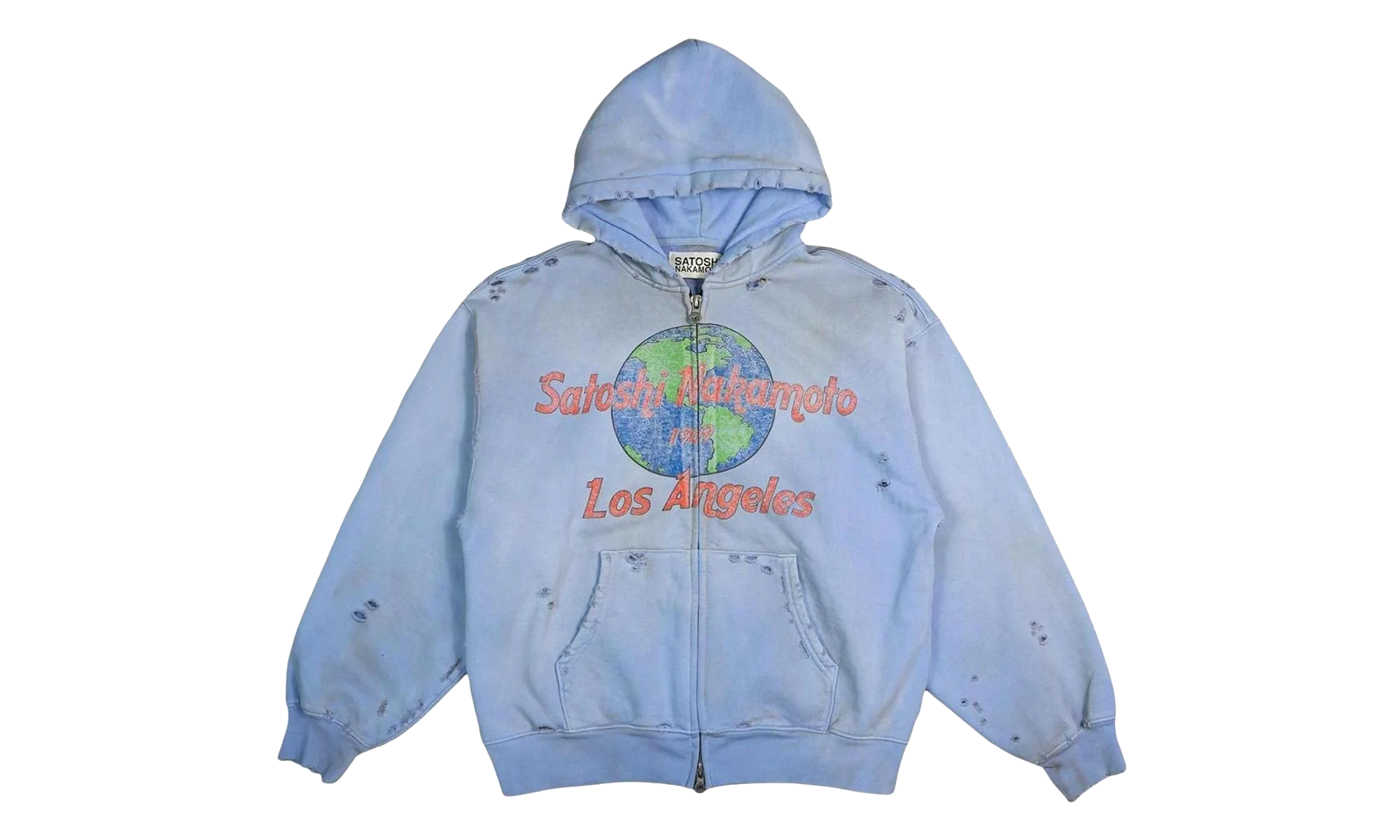 1969 Rock Zip Hoodie "Blue" SAT010