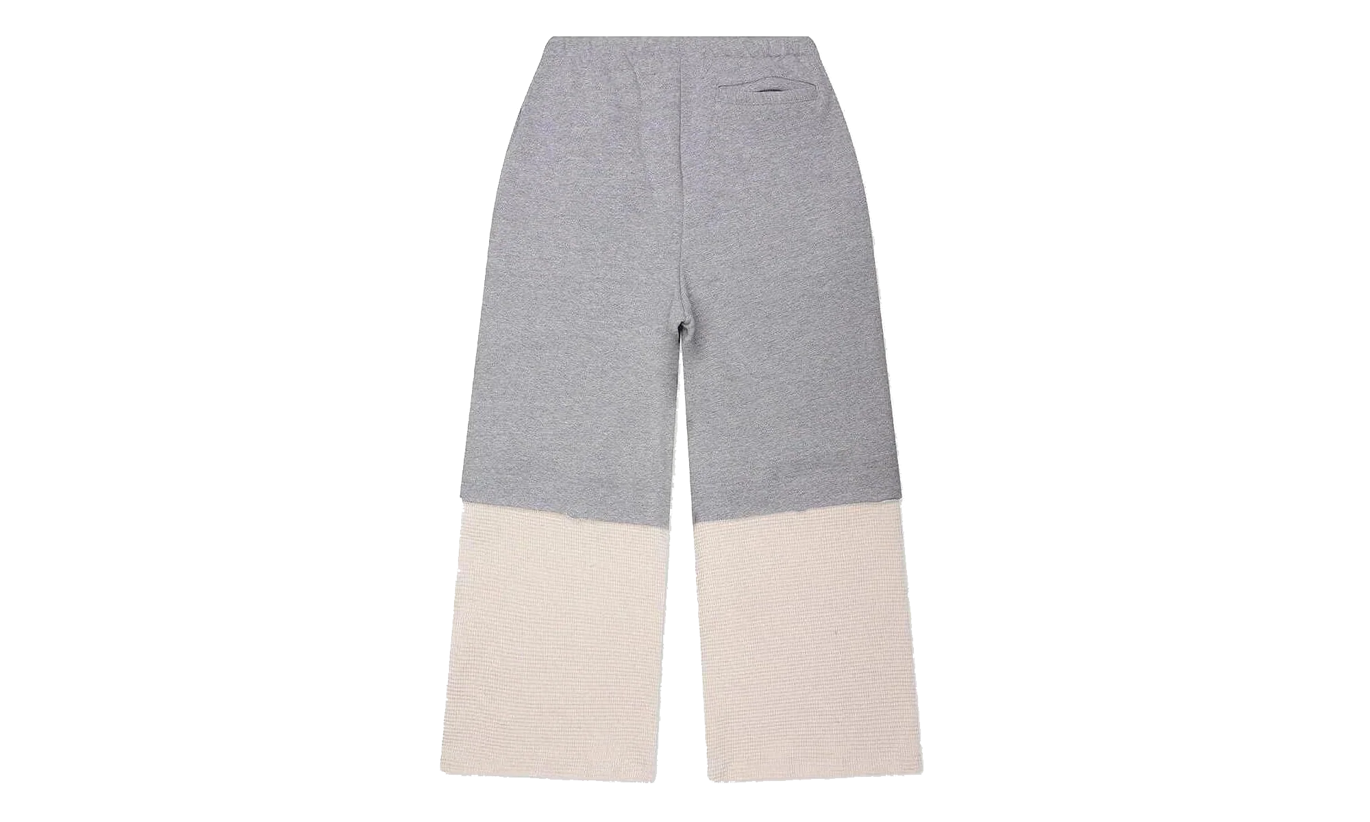 Double Layer Studded Sweatpant "Heather White" SAT005