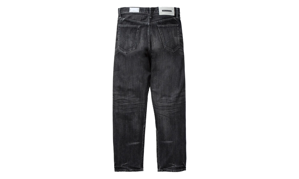 Washed Denim DP Basic Pants "Black" 252XBNH PTM05 BLAC