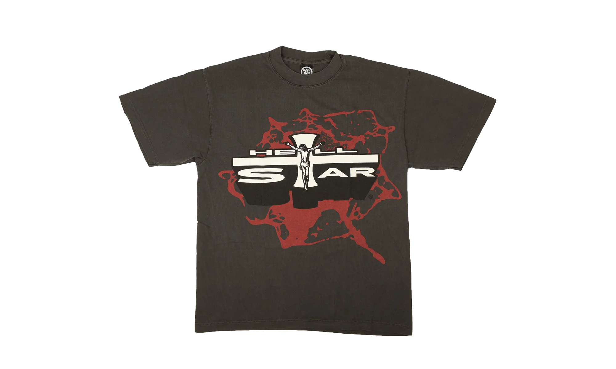 Jesus Emblem Vintage Tee "Black" HSR039