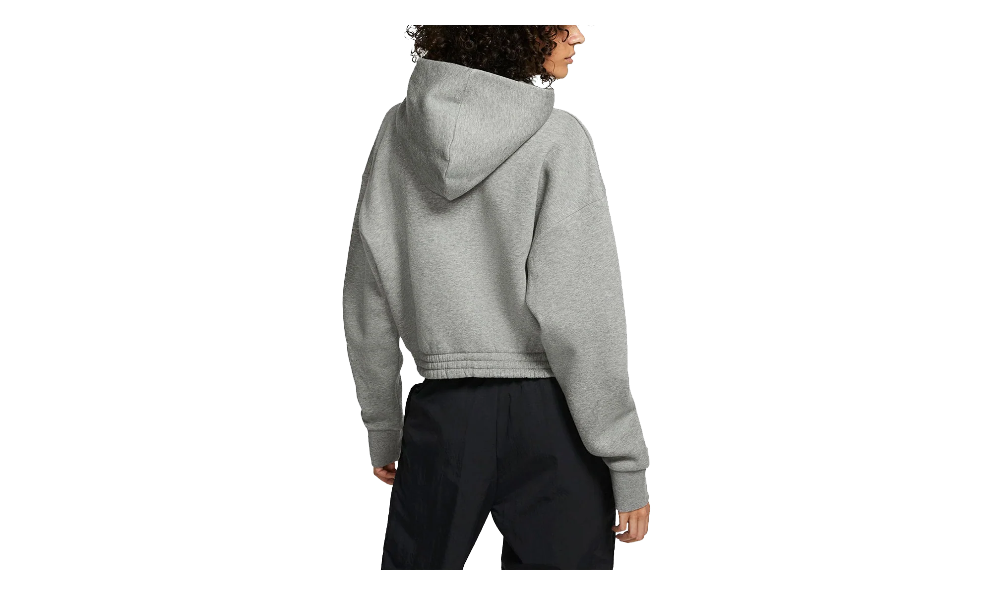 NSW Icon Clash Fleece Hoodie WMNS "Carbon Heather / Black" CJ2034 091