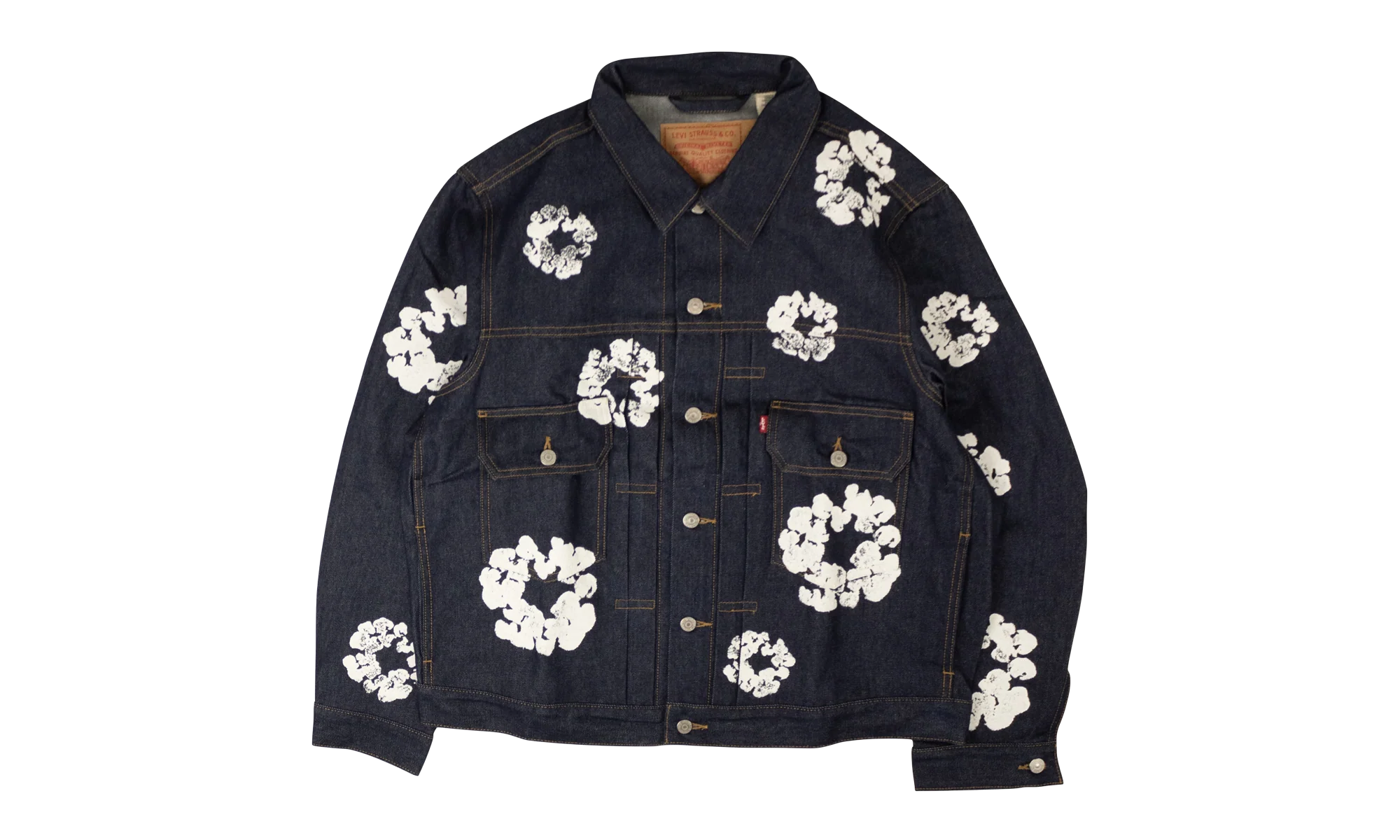 All Over Wreath Jacket "Blue" 802_0005_30