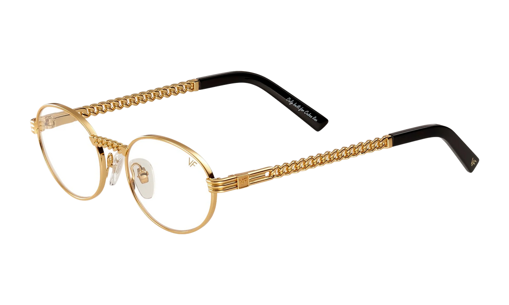 Pac Cuban Link Edition 24KT "Yellow Gold / Clear" CLPC2 0005 16B2