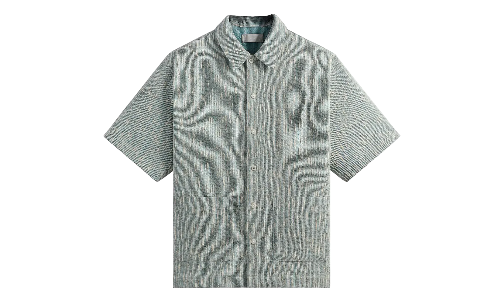 Slub Boucle Anton Reade Shirt "Glaze Green" KHM031817 5016