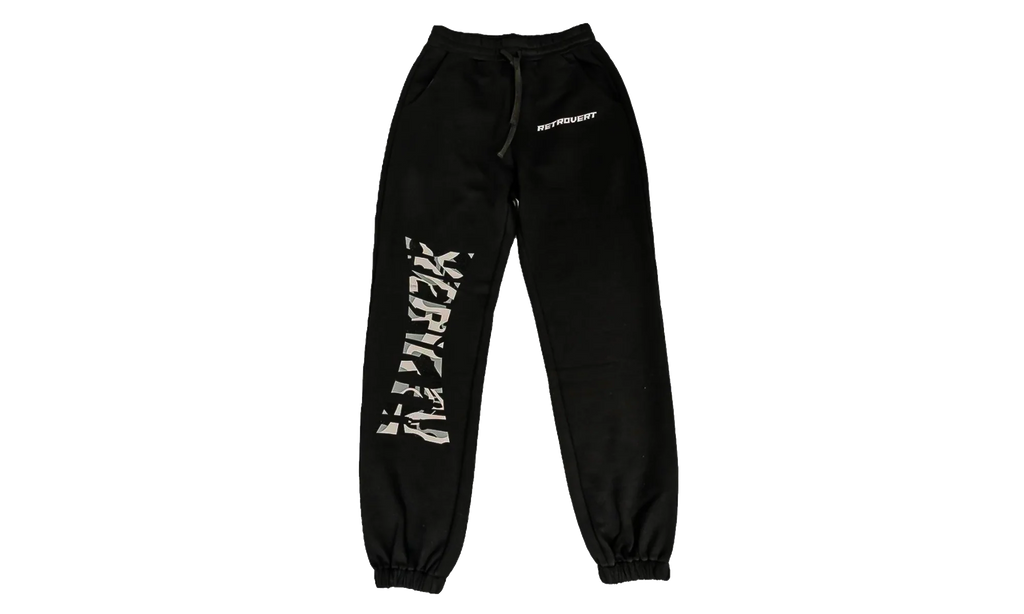 Rhinestone Rebirth Sweatpants "Black" RET030
