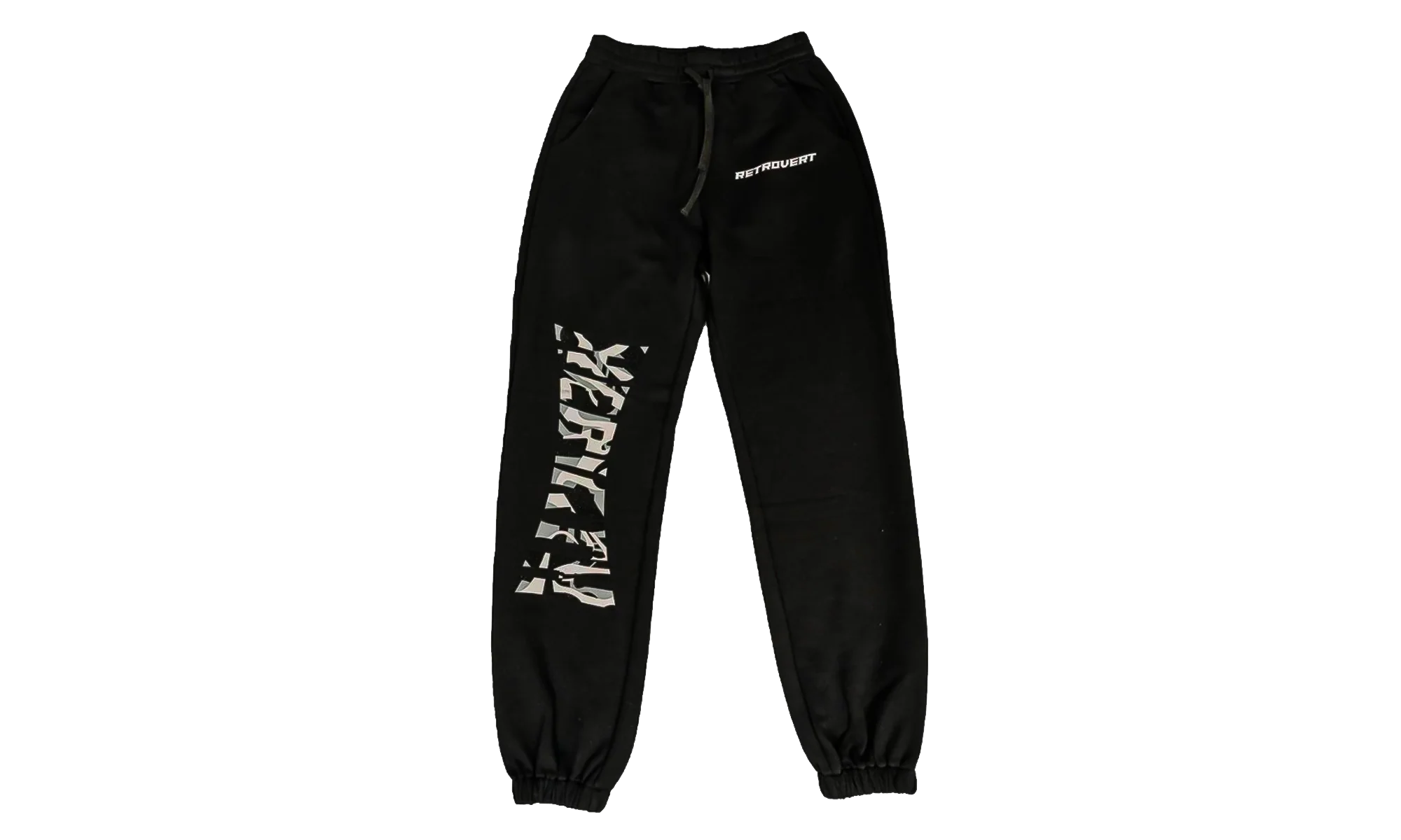 Rhinestone Rebirth Sweatpants "Black" RET030