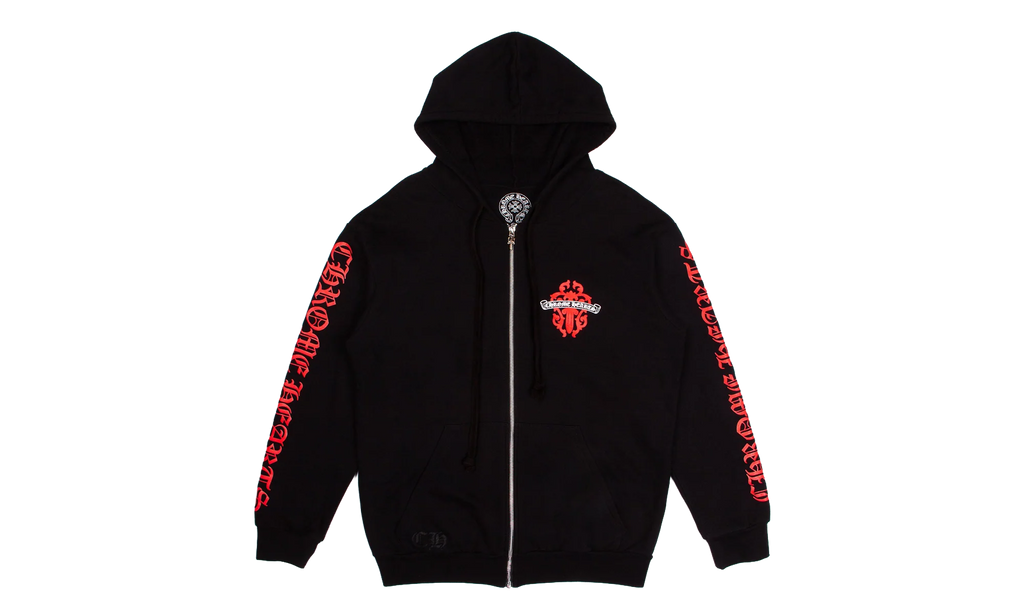 DAGGER LOGO ZIP UP HOODIE "Red" CHRM0758
