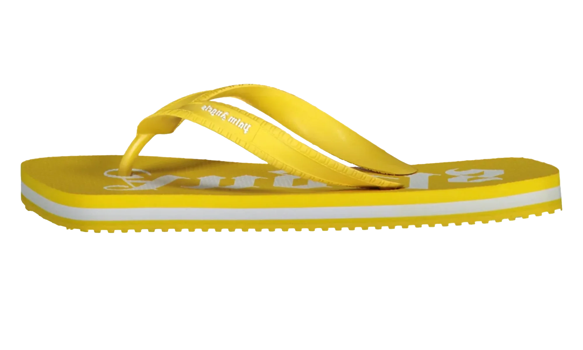 Logo Printed Flip-Flop "Yellow" PMIC003S22MAT0011801