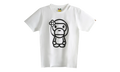 Crystal Stone Big Baby Lisa Tee WMNS "White" 2L80210025 WHT