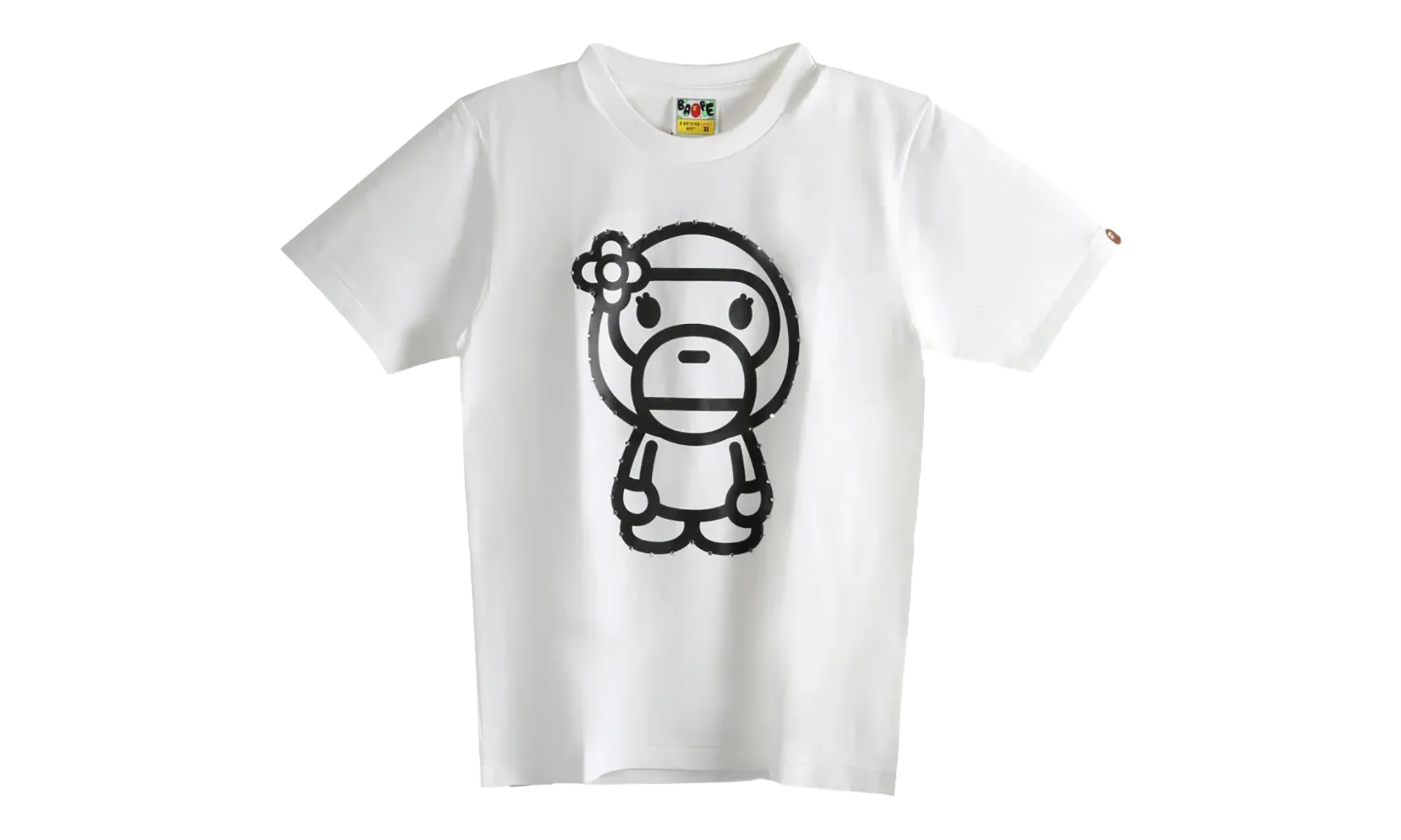 Crystal Stone Big Baby Lisa Tee WMNS "White" 2L80210025 WHT