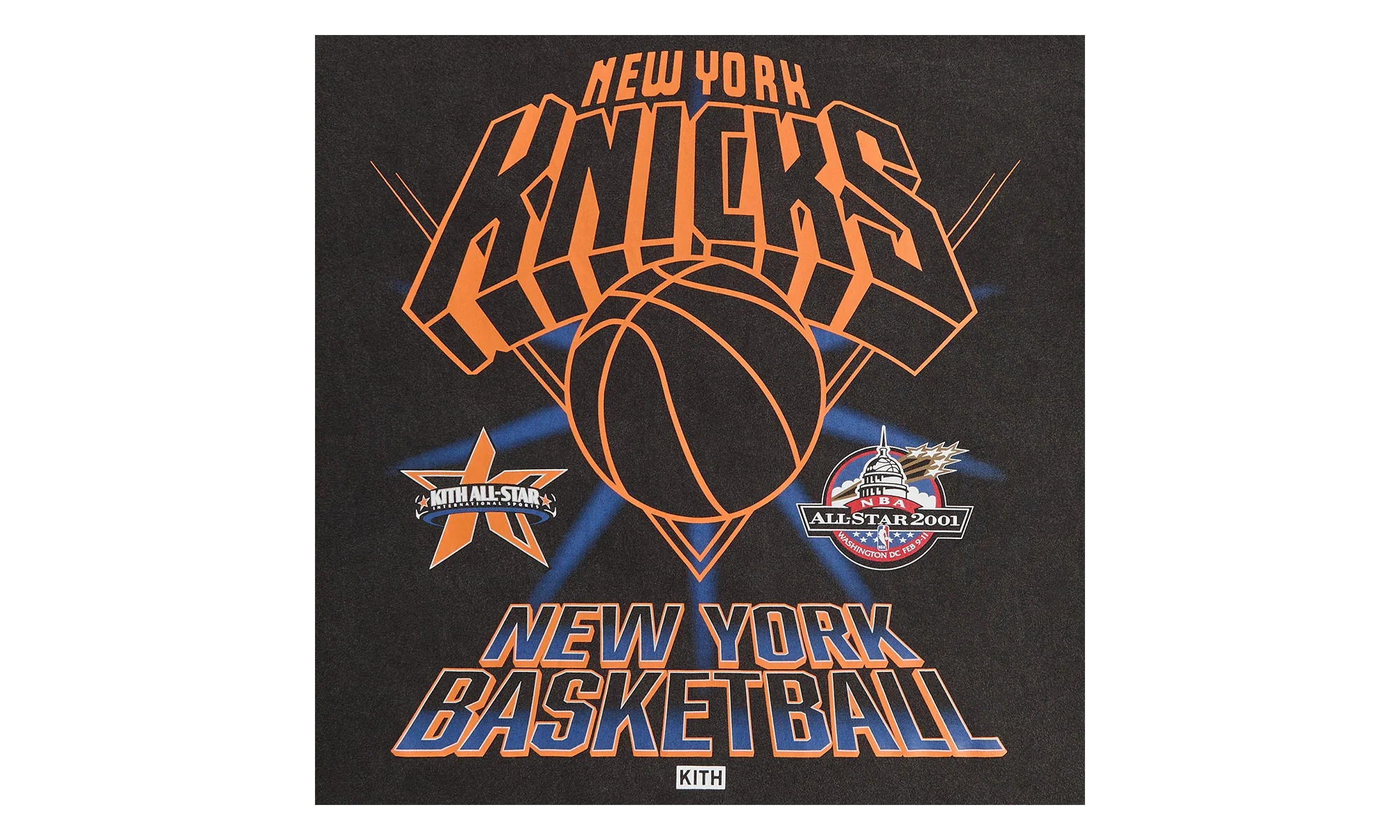 NBA All-Star New York Knicks Vintage Tee "Black" Khm034974 001