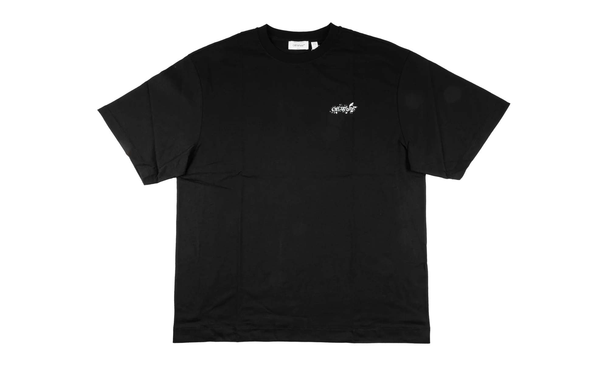 PAINT SPLATTER ARROW DIAG SKATE FIT TEE "Black" 44OWOS26T064 001