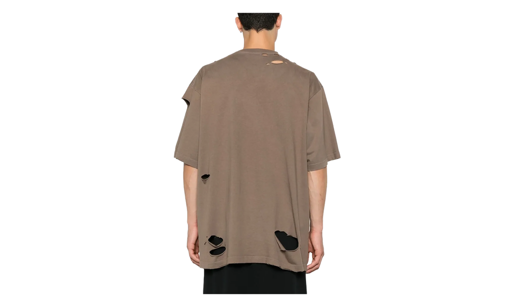 Distressed Graphic T-Shirt "Taupe" 651795 TKVB8 0718