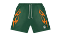 Flame Shorts "Green / Orange" HSR104