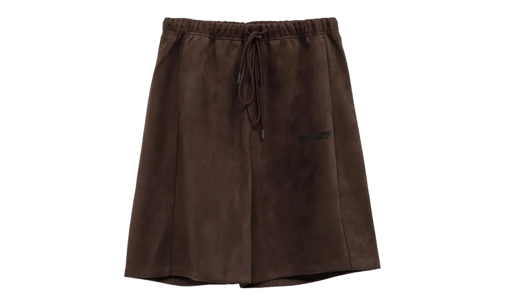 Suede Fleece Relaxed Short "Brown" 160HO254692F