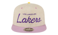 9FIFTY NBA LA LAKERS SNAPBACK HAT "ERIC EMANUEL - Cream/ Purple" EE438