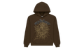 Rhinestone OG Web Hoodie "Brown" SP5der368