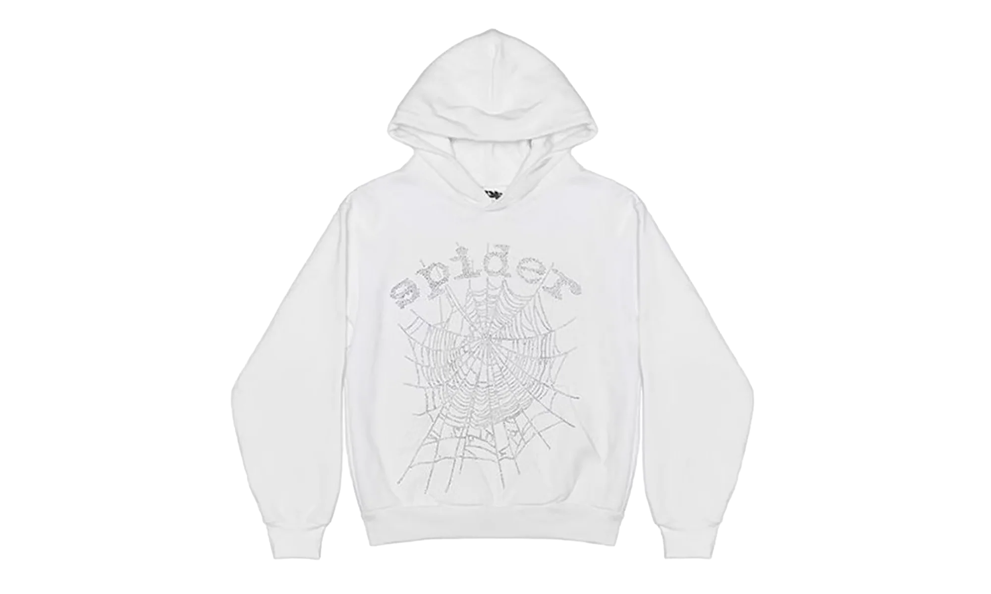 OG Rhinestone Logo Hoodie "White" SP5der340