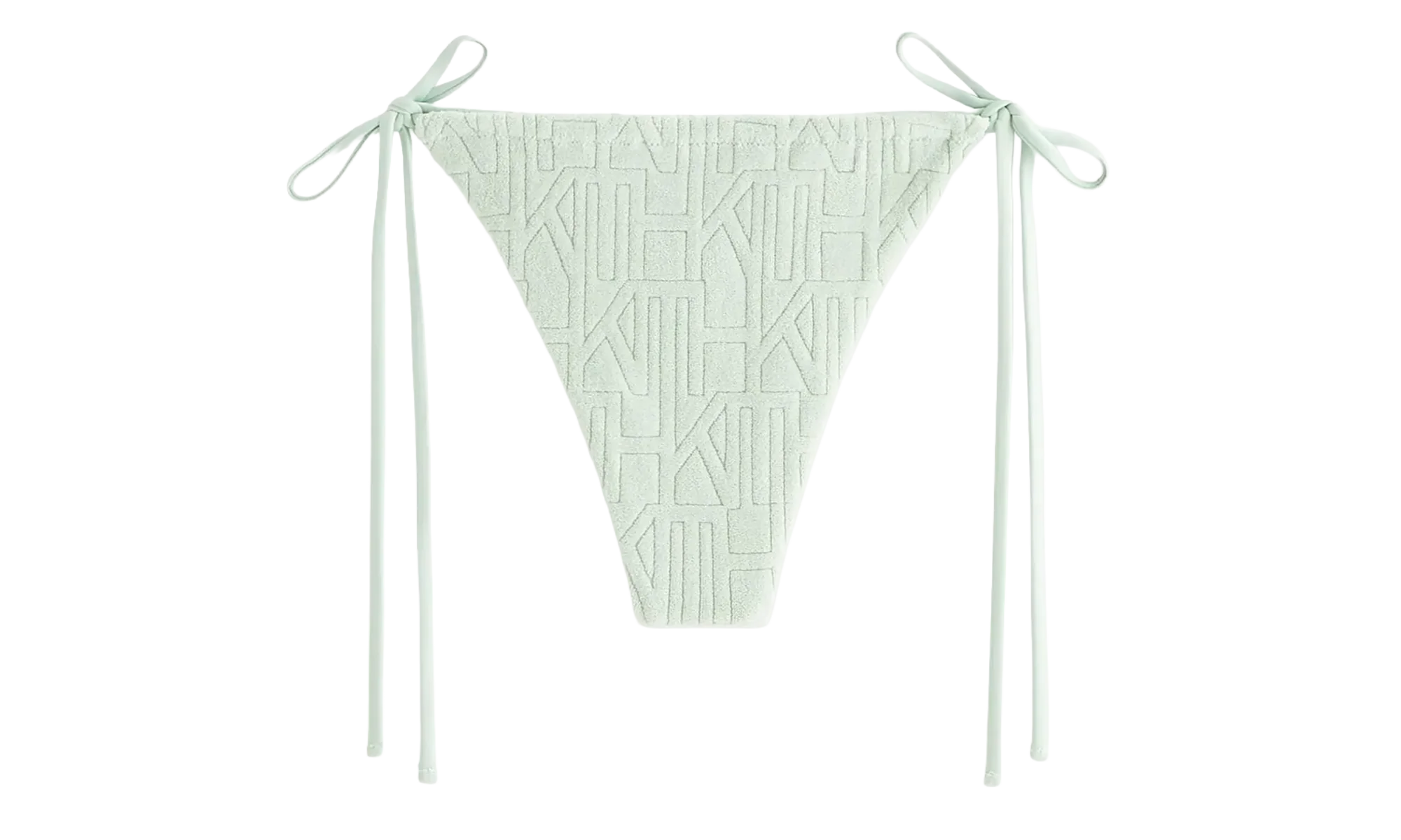 Tova Monogram Towel Tie Bottom "Green" khw070108 4008