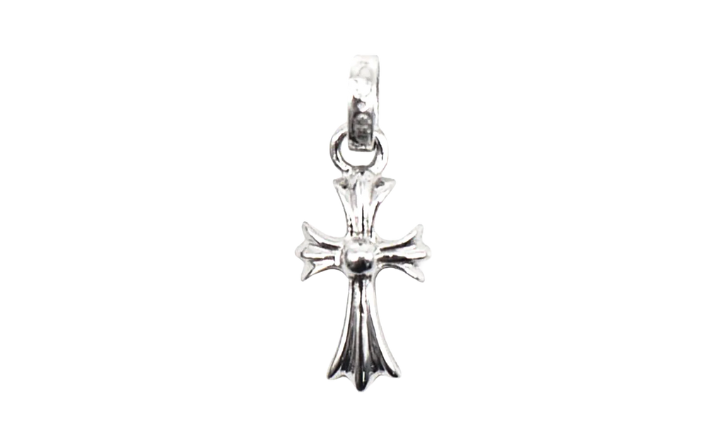 Diamonds Babyfat Cross Charm "18K White Gold" CHRM0813