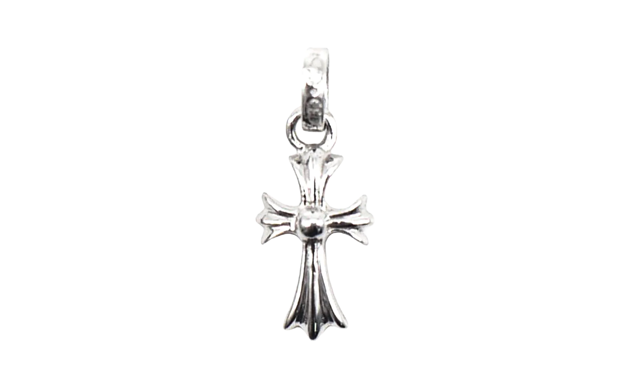 Diamonds Babyfat Cross Charm "18K White Gold" CHRM0813