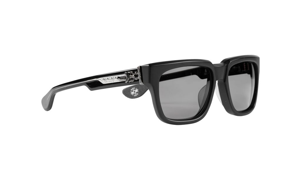 Box officer Sunglasses with Silver Dagger "Dark Grey" CHRM0944