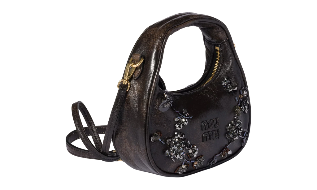 Embroidered Wander Bag WMNS "Caffe" 5BP078 2IF9 F0201