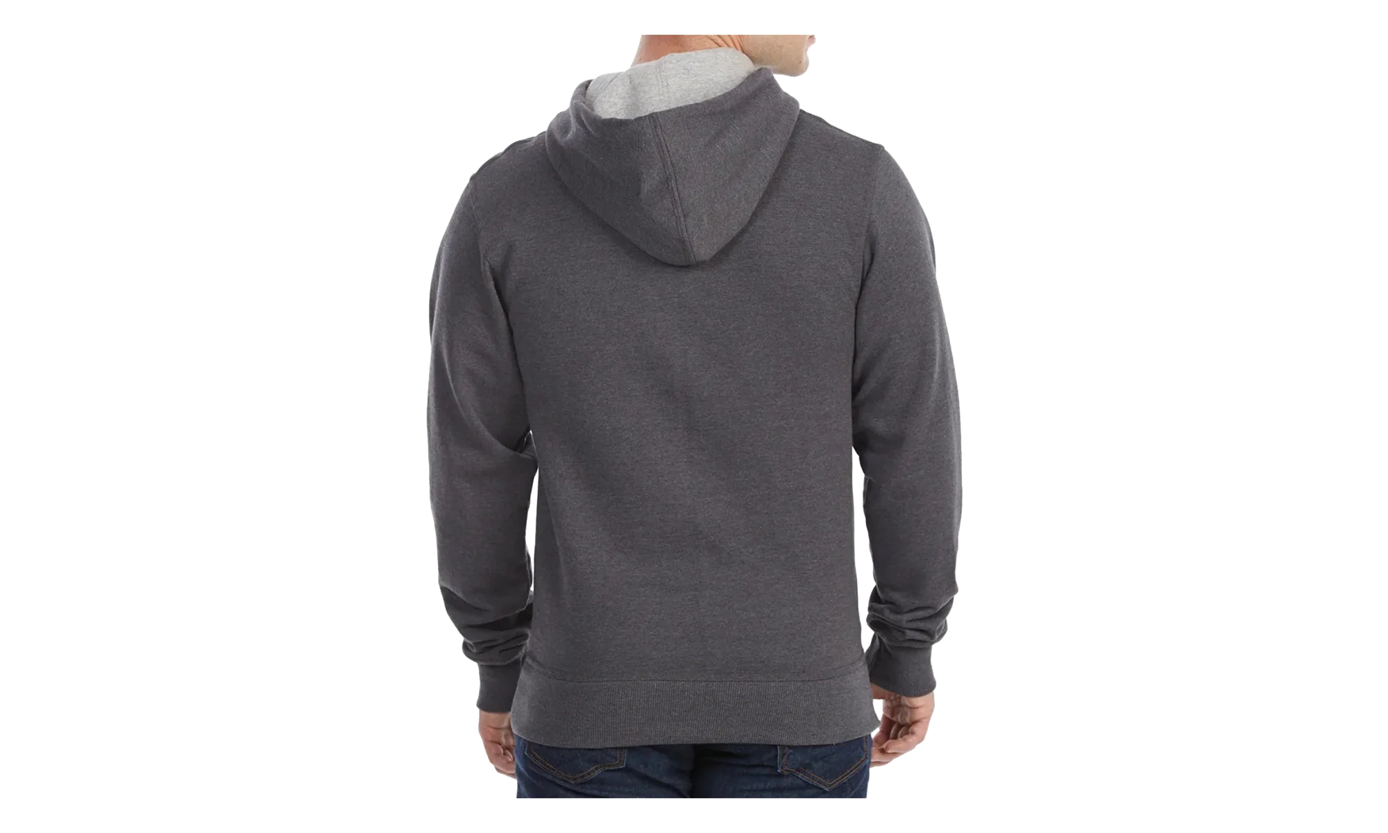 Powerblend Fleece Script Logo Hoodie "Charcoal" GF89H Y0679400C