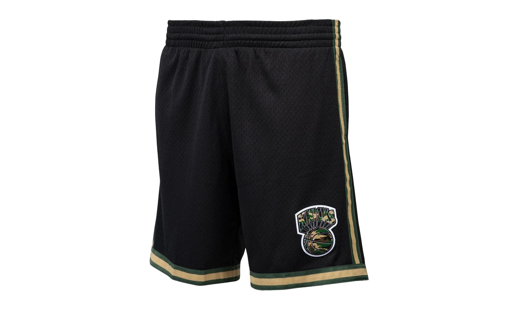 NBA Straight Fire Camo Swingman Shorts "1991 New York Knicks - Black" BA30ZC NYK K NNJ