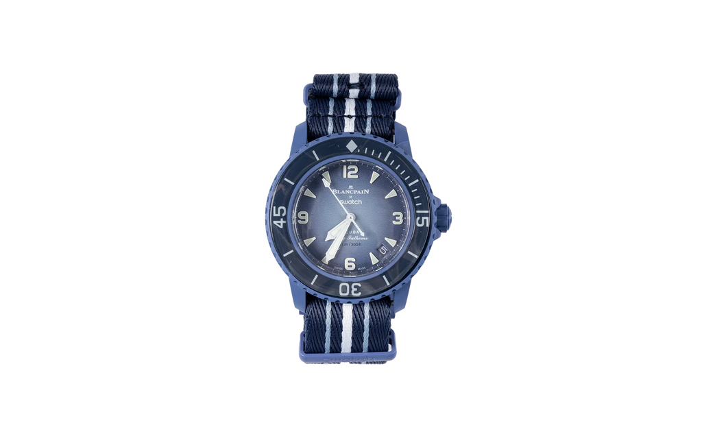 Blancpain x Swatch Scuba Fifty Fathoms "Atlantic Ocean" SO35A100