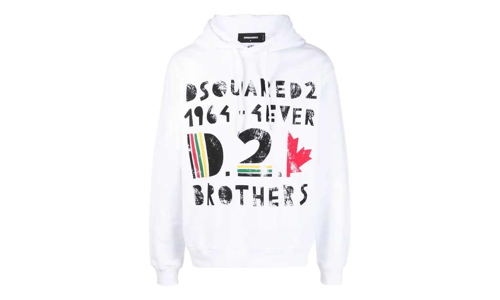 D2 Brothers Hoodie "White" S71GU0574S25551100