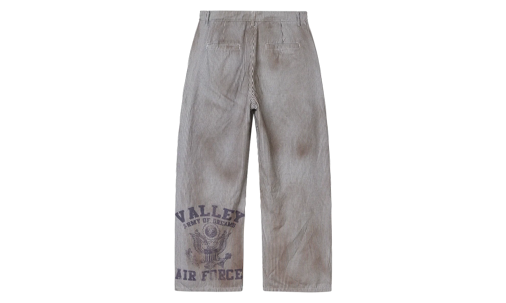 Pinstripe Work Pants "White / Black" VBKB9X80