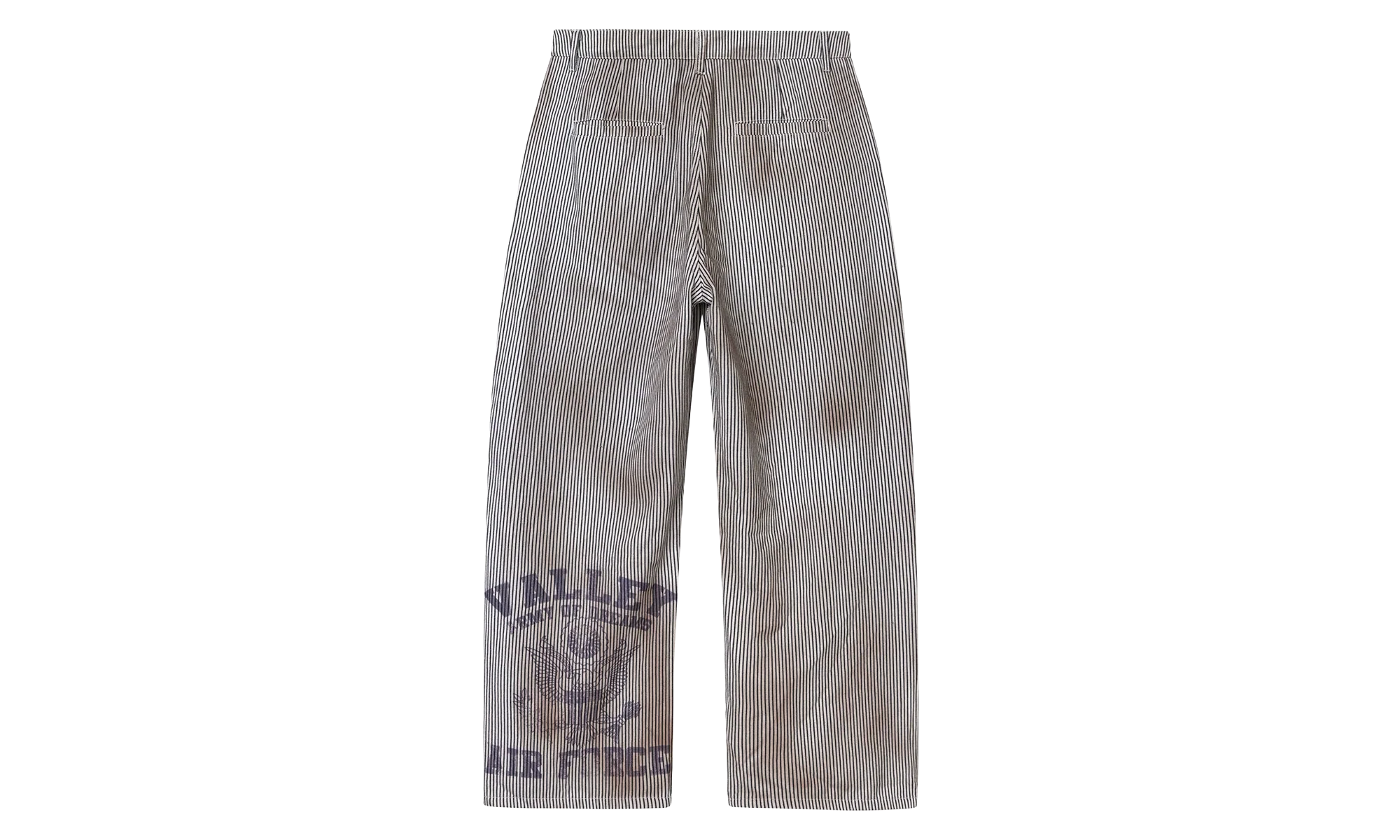 Pinstripe Work Pants "White / Black" VBKB9X80