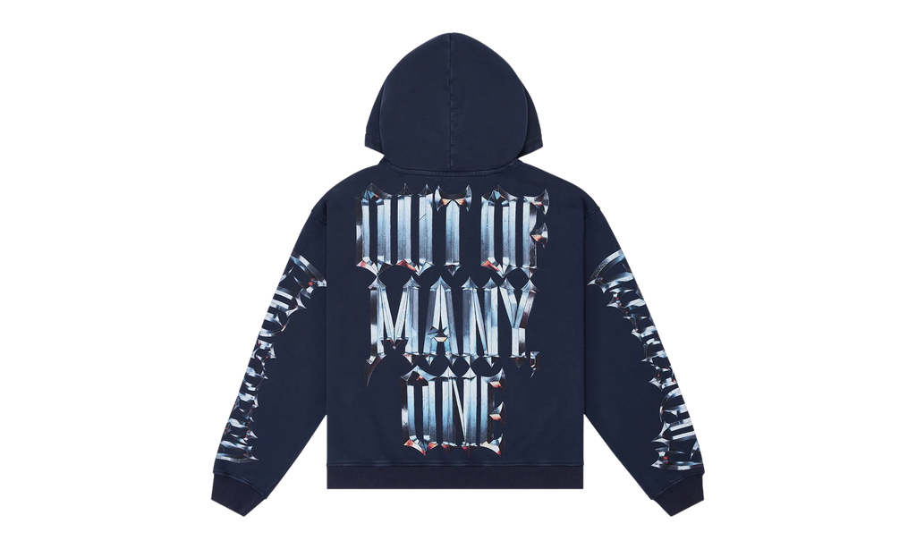 Chrome Motto Hoodie "Navy Wash" 10079168