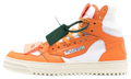 3.0 Off Court Leather "White Bright Orange" OMIA065S23LEA0010122