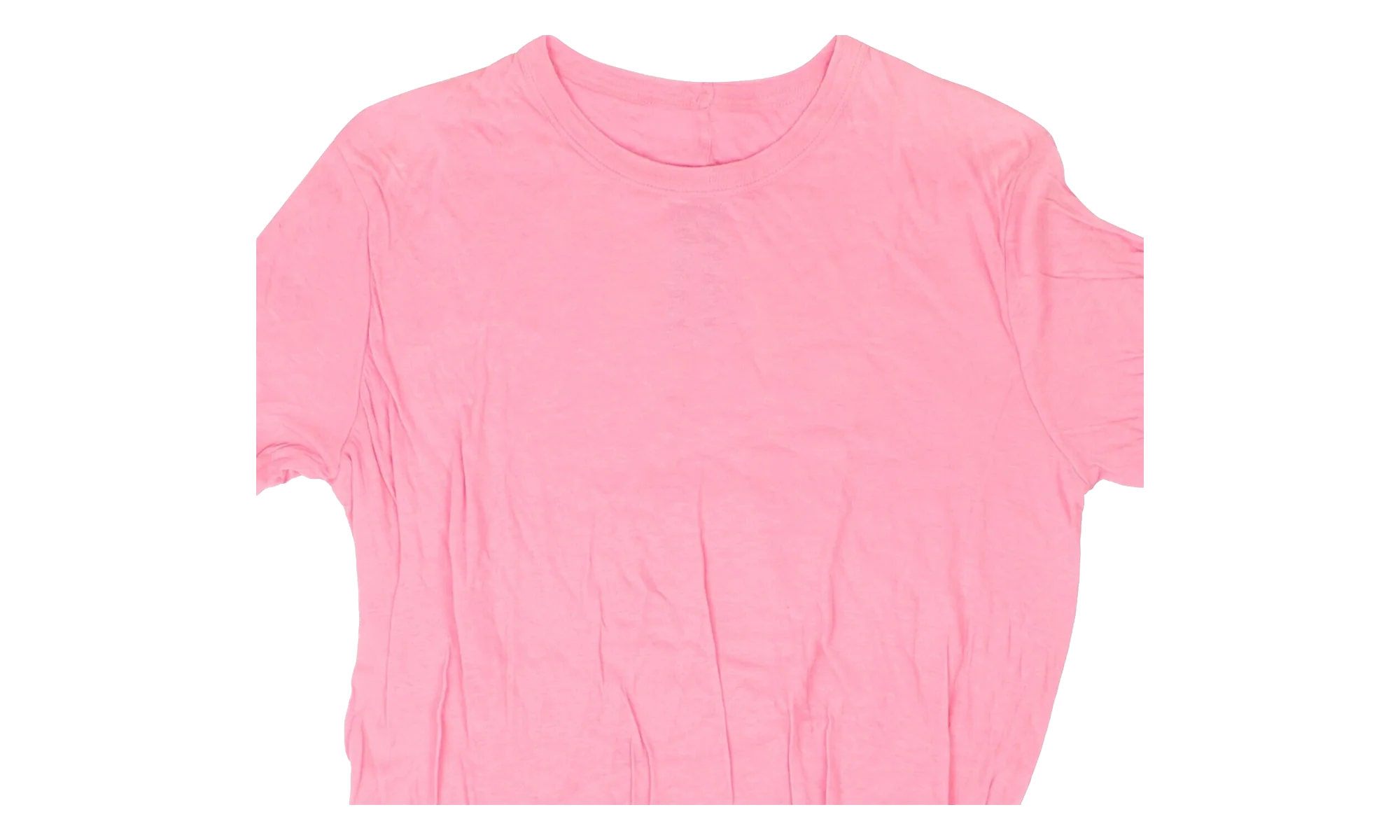 Pop Double Cotton Short Sleeve T-Shirt "Pink" PDC001