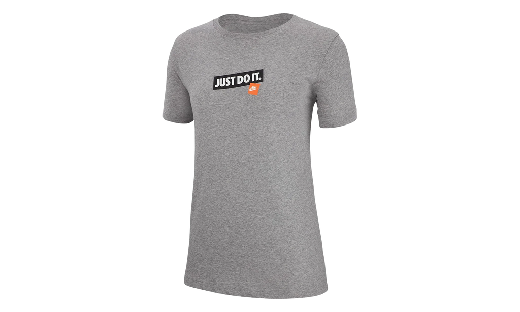 NSW Just Do It T Shirt WMNS "Grey" AR3894 063
