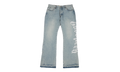 OG Logo Flared Printed Denim Jeans "Blue Wash" GS113
