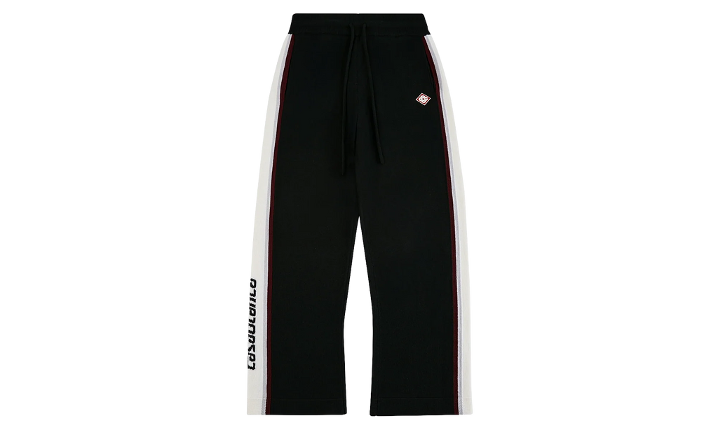 Stripe Merino Track Pant "Black" M P26 KW 1177 01
