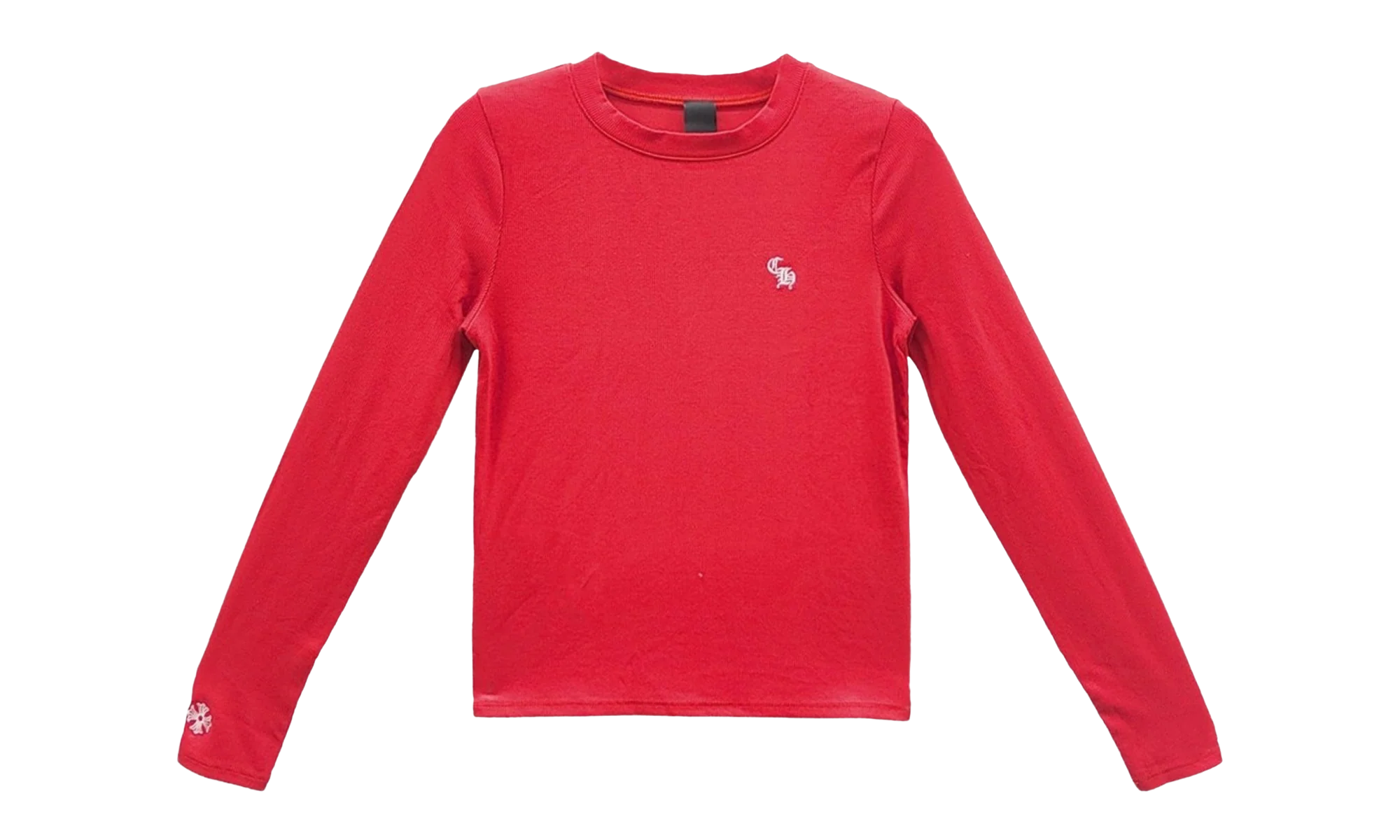 Bad Seed CH Embroidered Bad Long Sleeve T-shirt "Red" CHRM0783