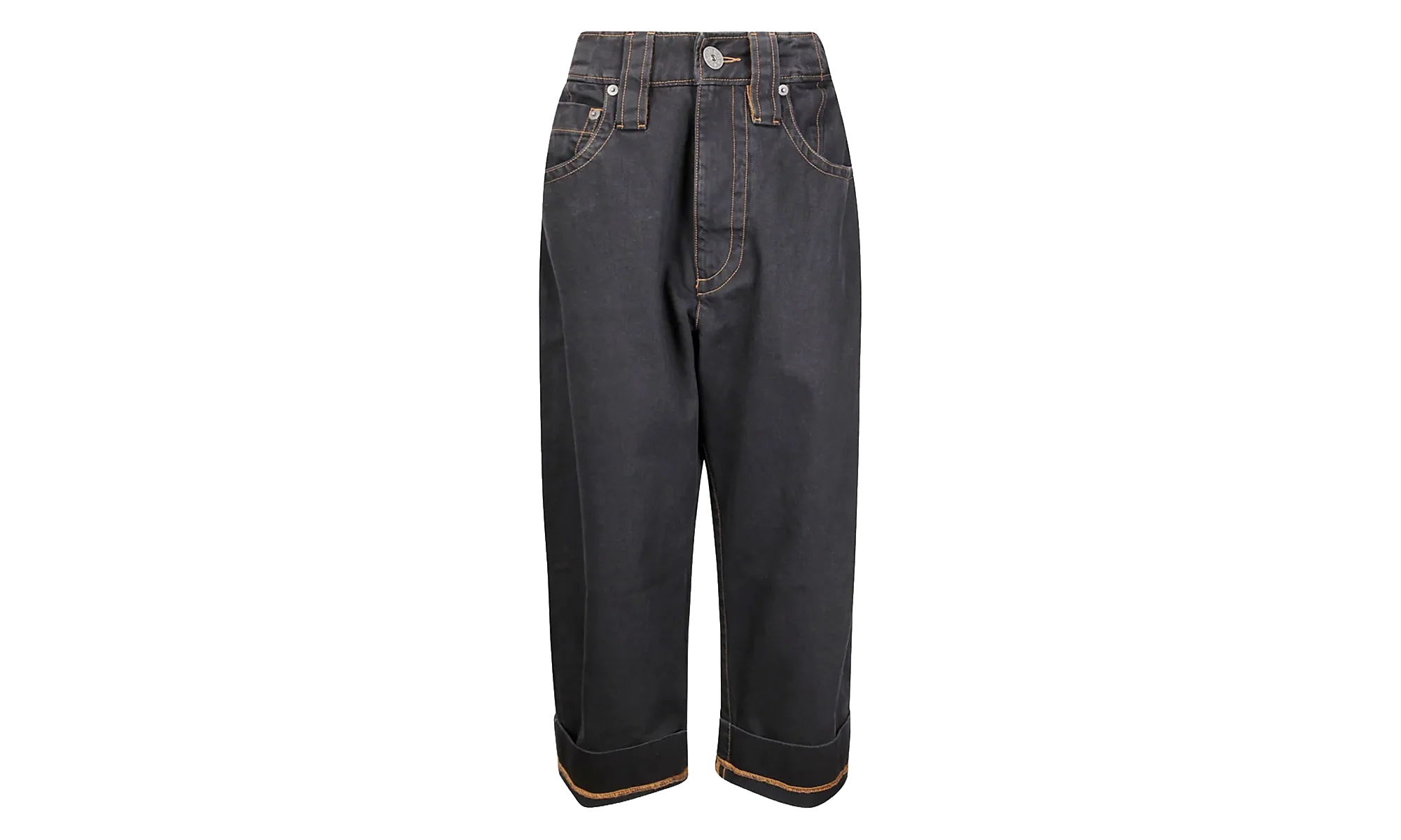 Wide Leg Baby Jeans "Black" VAQ10P003