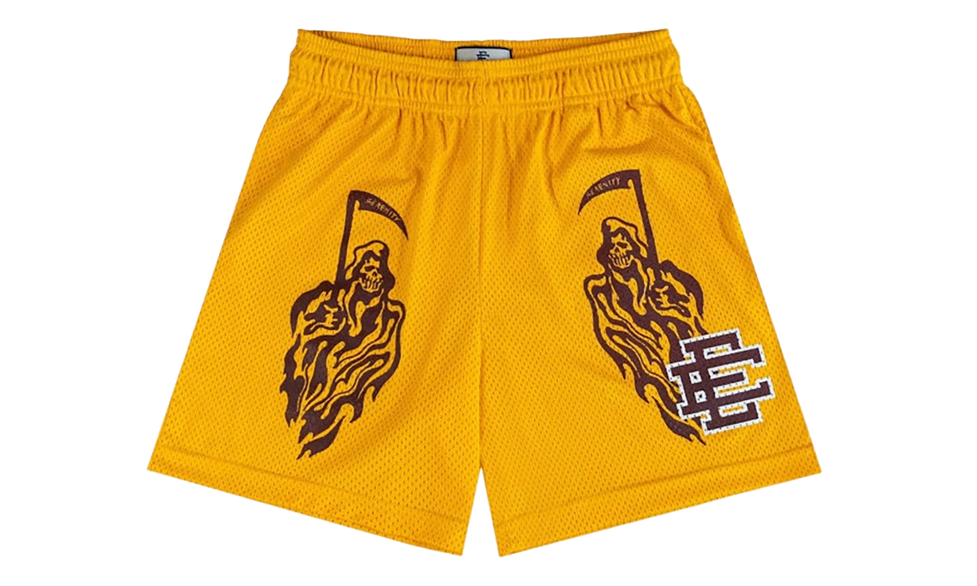 EE BASIC SHORT "WARREN LOTAS - Yellow/Maroon" EE679
