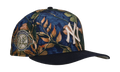 9FIFTY New York Yankees 100th Anniversary A Frame Snapback Hat "Leaves / Blue" NE289