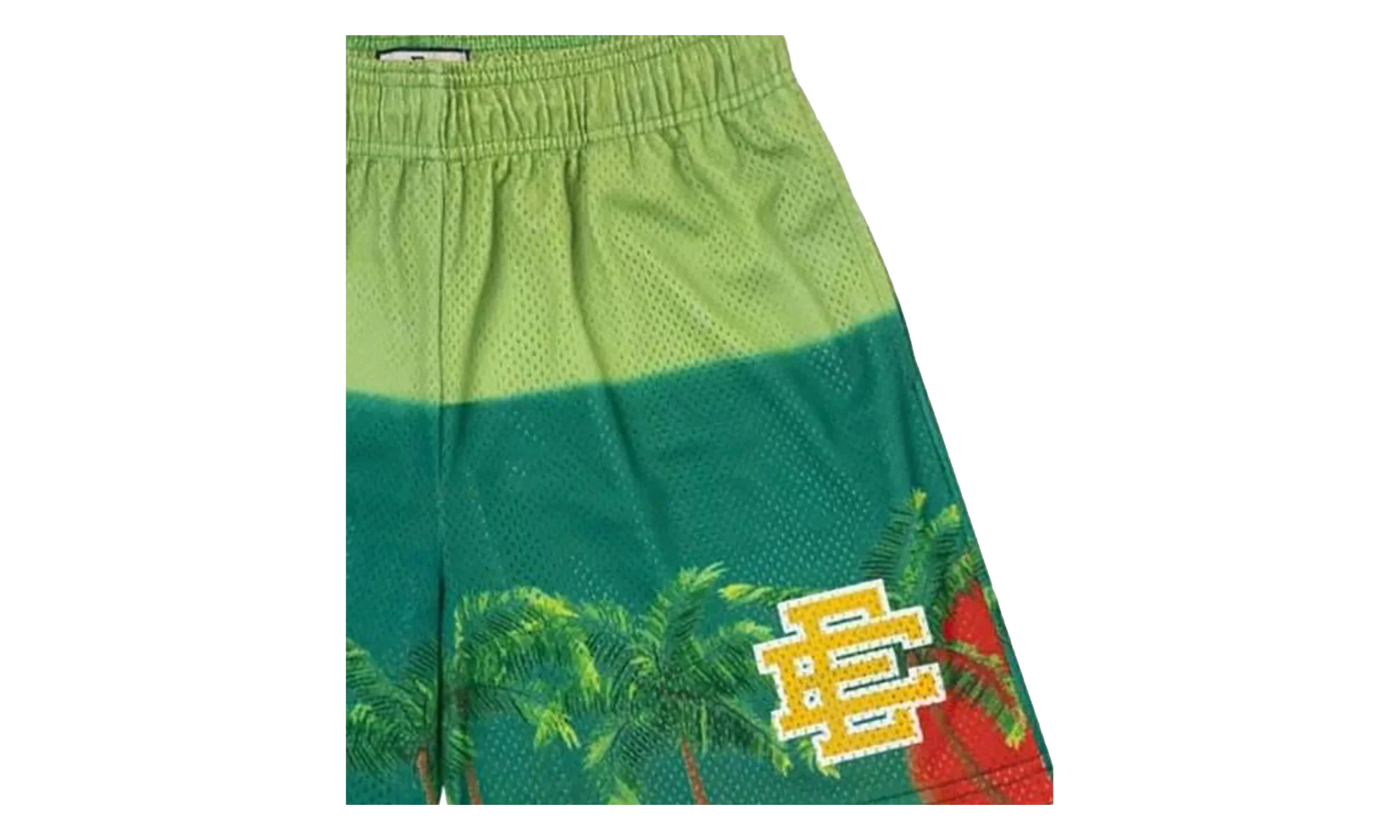 EE Basic Palm Tree Shorts "Green / Yellow" EE295