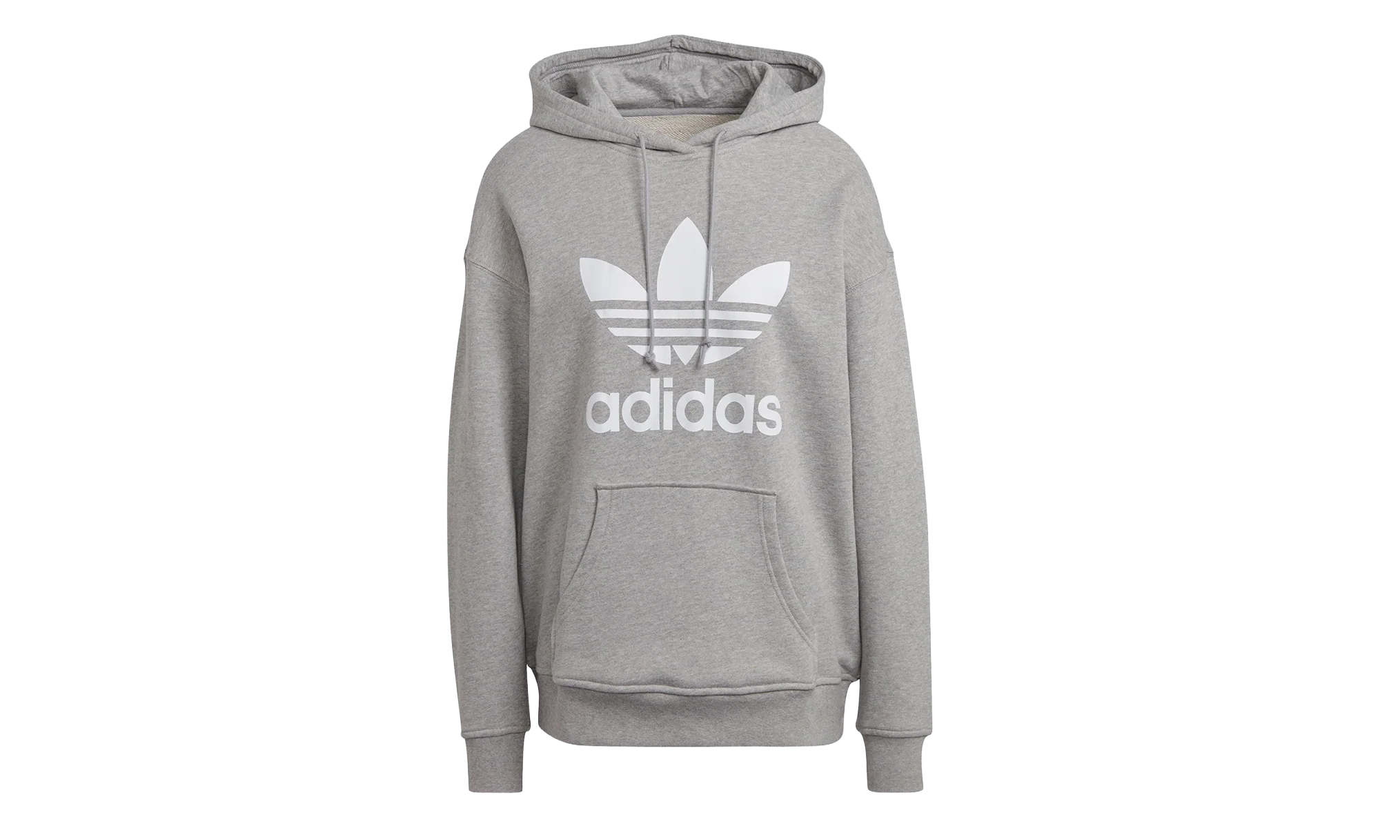 Originals Trefoil Hoodie WMNS "GREY HEATHER" H33589