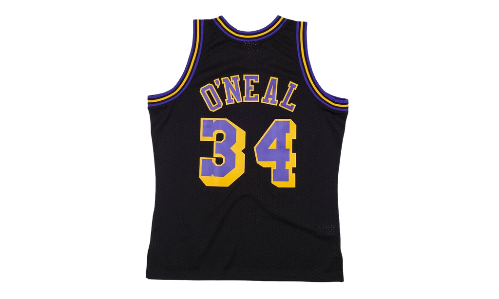 NBA Shaquille O’Neal Reload Swingman Jersey "1996 Los Angeles Lakers - Black" SMJYCP19273 LALBLCK96SON